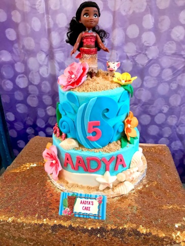 Moana Birthday Party Cake